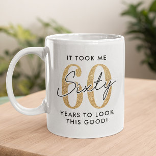 Grappig 60e verjaardagscadeau koffiemok