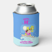 Grappig 60ste verjaardagscitaat blikjeskoeler (Blikje Achterkant)