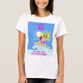 Grappig 60ste verjaardagscitaat t-shirt