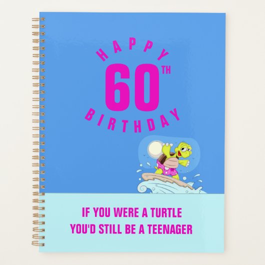 Grappig 60ste verjaardagscitaatplanner planner (Voorkant)