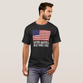 Grappig 60th Birthday US Vlag maakt Amerika groot  T-shirt (Voorkant volledig)