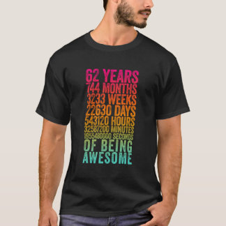 Grappig 62e Verjaardag Shirt Oude Meter Grappig 62