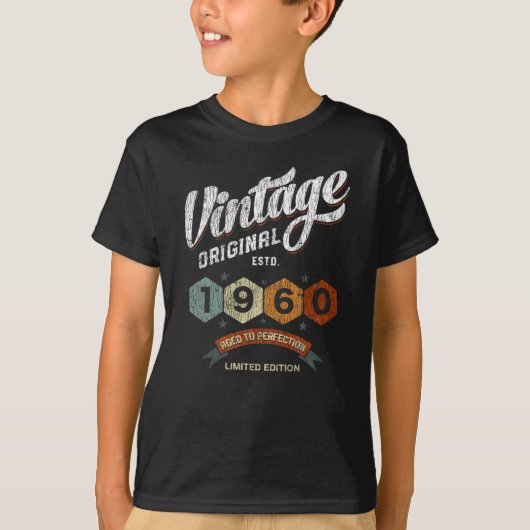 Grappig 65 jaar oud 1960 65ste verjaardagscadeau t-shirt (Voorkant)