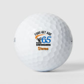 Grappig 65e verjaardag Golfer grap cadeau idee Golfballen (Voorkant)
