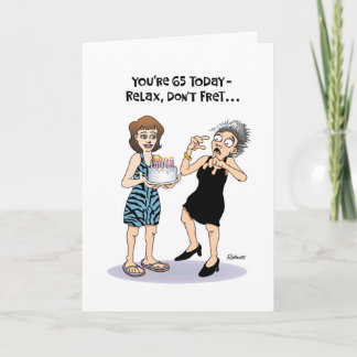 Grappig 65th Birthday Kaart