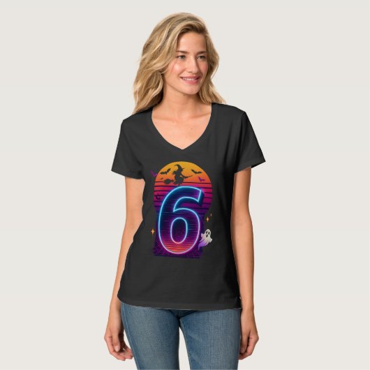 Grappig 67 Meme Halloween Paar Matching T-shirt (Voorkant volledig)