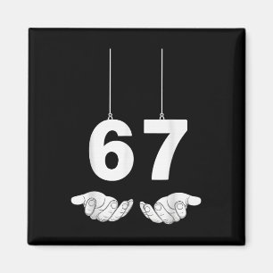 Grappig 67 Meme Kostuum Zes Zeven Halloween Gen Z Magneet