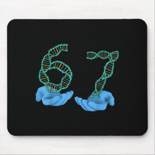 Grappig 67 Nummer Meme DNA-replicatie Moleculaire  Muismat