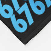 Grappig 67 Verborgen 6 7 Meme Middelbare School 6 Fleece Deken (Hoek)