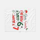 Grappig 67 Zes Zeven Beste Kerstman Ik Ben Een Ste Fleece Deken (Voorkant (Horizontaal))
