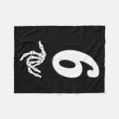 Grappig 67 Zes Zeven Meme Paar Matching Halloween Fleece Deken (Voorkant (Horizontaal))