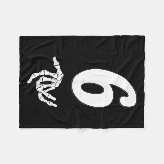 Grappig 67 Zes Zeven Meme Paar Matching Halloween Fleece Deken (Voorkant (Horizontaal))