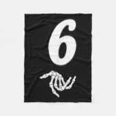 Grappig 67 Zes Zeven Meme Paar Matching Halloween Fleece Deken (Voorkant)