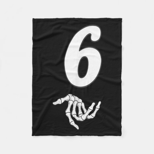 Grappig 67 Zes Zeven Meme Paar Matching Halloween Fleece Deken (Voorkant)