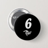 Grappig 67 Zes Zeven Meme Paar Matching Halloween Ronde Button 5,7 Cm (Voorkant /achterkant)