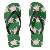 Grappig 6 Cartoon Varken Kies Kleur Mannen Slipper (Voetbed)