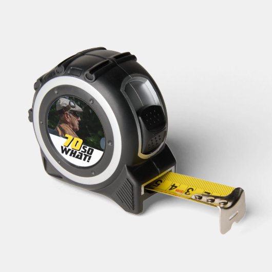 Grappig 70 Dus wat citaat foto 70e verjaardag Rolmaat (Hoek)