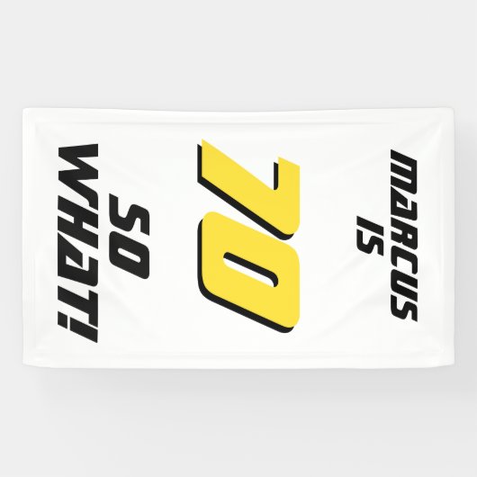 Grappig 70, wat Quote 70th Birthday Party Spandoek (Horizontaal)