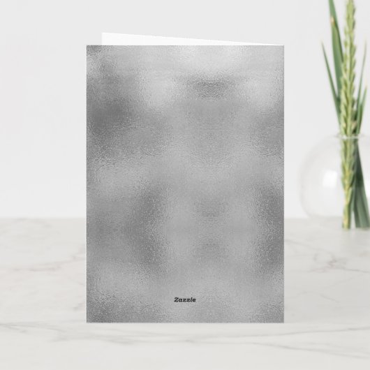 Grappig 70 Zo Wat Grijs Metaal 70ste Verjaardag Fo Kaart (Achterkant)