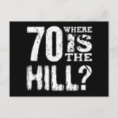 Grappig 70e verjaardag Save the Date V05F Aankondigingskaart (Voorkant)