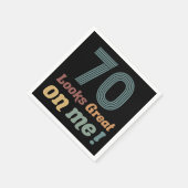 Grappig  70ste verjaardag servet (Hoek)