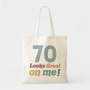 Grappig  70ste verjaardag tote bag