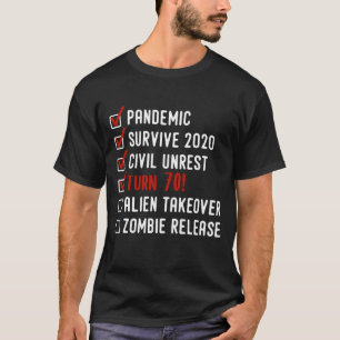 Grappig 70ste verjaardagscadeau voor 70 jaar oud t-shirt