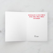 Grappig 73 kerstkaarten voor de kerstman kaart (Binnen)