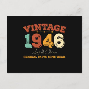 Grappig 79 Jaar Oud 1946 Vintage 79ste Verjaardag Briefkaart