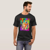 Grappig 7e verjaardag Jongen Kunst Schilderen B-Da T-shirt (Voorkant volledig)