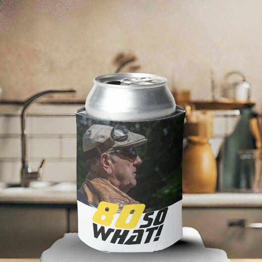 Grappig 80, wat Quote Foto 80th Birthday Blikjeskoeler