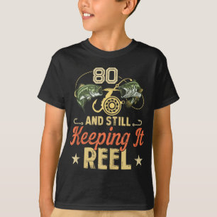 Grappig 80ste verjaardag Gevist Shirt voor mannen