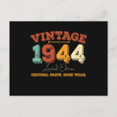 Grappig 81 jaar oud 1944 81ste verjaardagscadeau briefkaart (Voorkant)