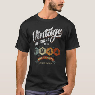 Grappig 81 jaar oud 1944 81ste verjaardagscadeau t-shirt