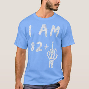 Grappig 83ste verjaardag ik ben 82 plus skelet Mid T-shirt