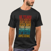 Grappig 88e Verjaardag Shirt Oude Meter Grappig 88 (Voorkant)