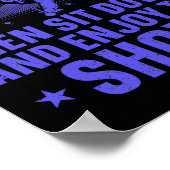 Grappig 8 Ball Pool Design voor mannen Vrouwen Poo Poster (Hoek)