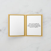 Grappig 8e bruiloft Jubileum Bronzen medaille Kaart (Binnen)