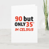 Grappig 90ste verjaardagsontwerp kaart (Voorkant)