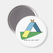 Grappig A-Lijst Corgi Agility Magneet (Voorkant / Achterkant)