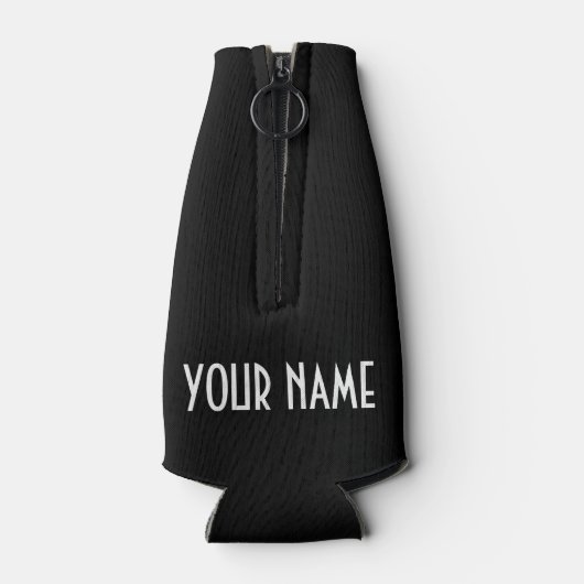 Grappig aangepast bierfleskoeler met trouwjurk flesjeskoeler (Achterkant)