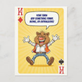 Grappig aangepast Briefkaart - zeg iets wilds (Voorkant)