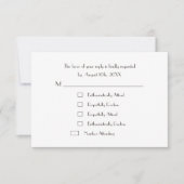 Grappig Aangepast Feest RSVP Antwoord Grappige Uit (Voorkant)