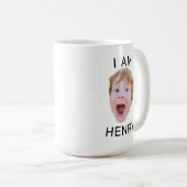 Grappig Aangepast Gezicht Mok Verjaardagsfeest Mat (Voorkant rechts)