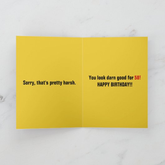 Grappig aangepast "giftig afval" volwassen verjaar kaart (Binnen)