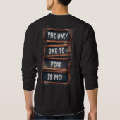 Grappig aangepast Halloween skelet Trui (Achterkant)