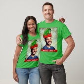 Grappig aangepast kerstfeest. Elf pet foto T-Shirt (Unisex)