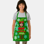 Grappig aangepast kerstfeest, speciaal Elf-kostume Schort (Insitu)