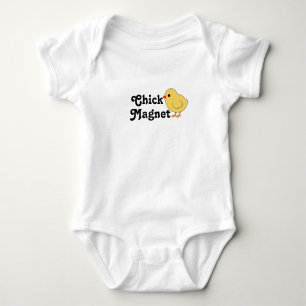 Grappig aangepast kleuter Chick Magnet Romper