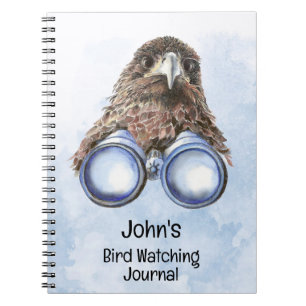 Grappig Aangepast Vogel Kijken Dagboek voor Vogela Notitieboek